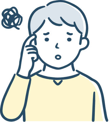 ぐるぐる悩んでいる学生